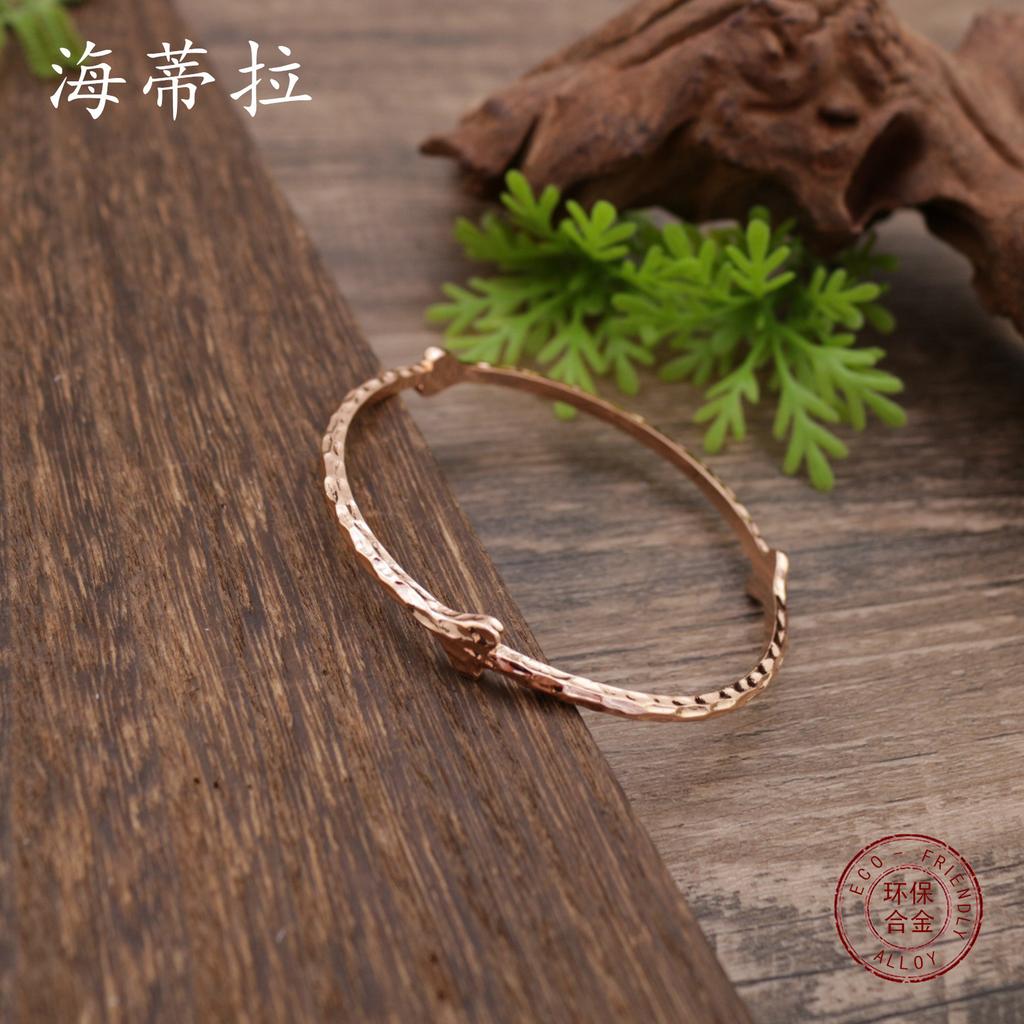 Новый браслет-хлопок, женский модный браслет-сердце с передовым чувством