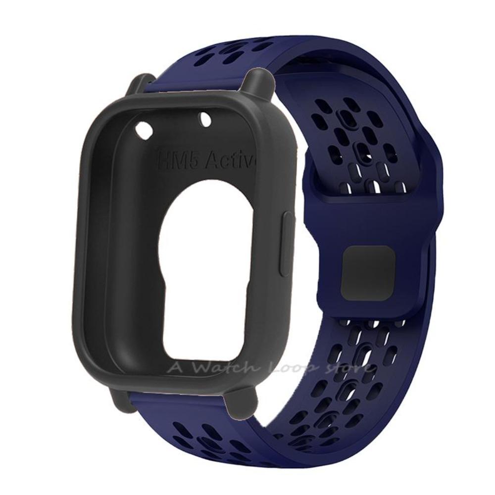 Ремешок+Чехол Для Redmi Watch 5 Active Силиконовый Ремешок Чехол Спортивный Браслет Ремешок Для Redmi Watch 5Lite Чехол Браслета Комплект Аксессуаров