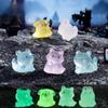 Micro Landscape Cartoon Cute Glow-in-the-dark Rabbit Kitten Dog Animal Ghost Resin Tabletop Decoration Accessories