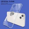 Coque - Renforcée - pour iPhone 15 - Transparent - Anneau Antichoc - Support Mains Libres