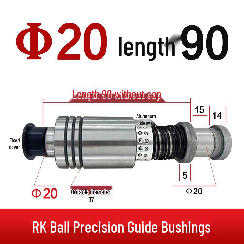 Replacement Disc Mill Mold Accessories - Cross Roller Rolling Rubber Sleeve & Outer Guide Post Bushing Set
