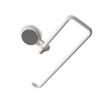 Toilet Paper Holder Kitchen Towel Hook Bathroom Kitchen Towel Hook Sucker Rack Rotatable Wall-mounted Roll Paper Shelf Organizer