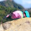 2PCS High Value Sets Women's Half Frame Fashion Glasses Colorful Coating Starry Sky Purple Dreamy Pink Lenses