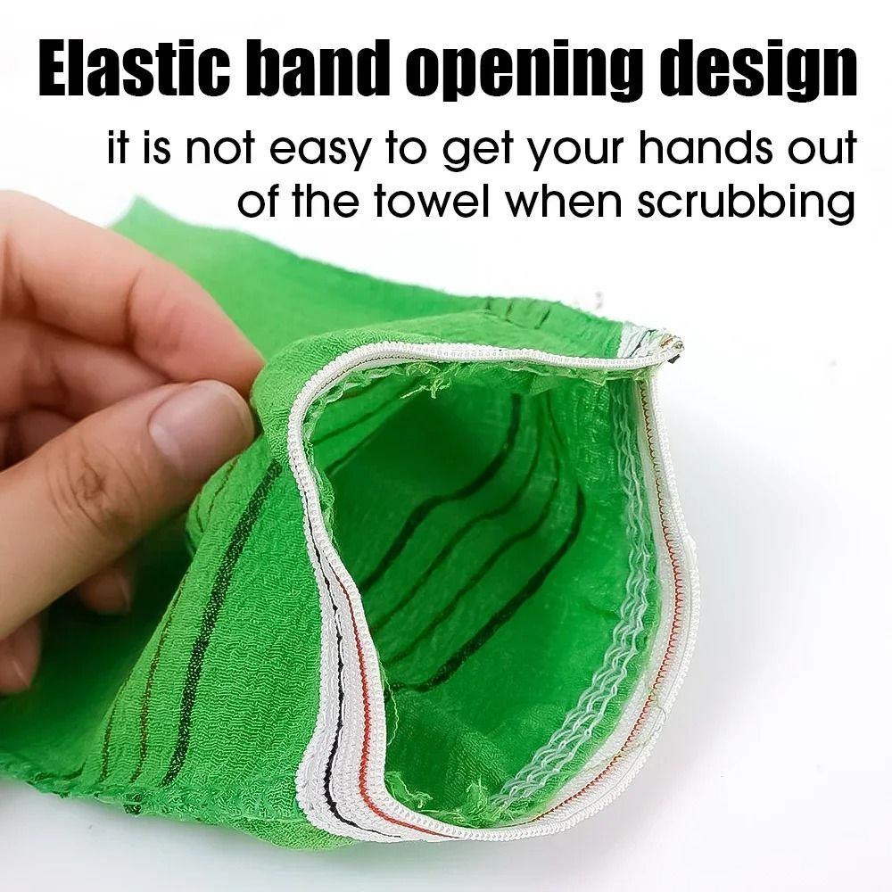 Coarse Grain Shower Bath Scrub Glove Simple Body Scrub Glove New Exfoliating Towel  Adults