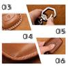 Leather Car Key Case Cover Fob for Toyota Chr C-hr Land Cruiser 200 Avensis Auris Corolla Smart Keychain Shell Accessories Ring