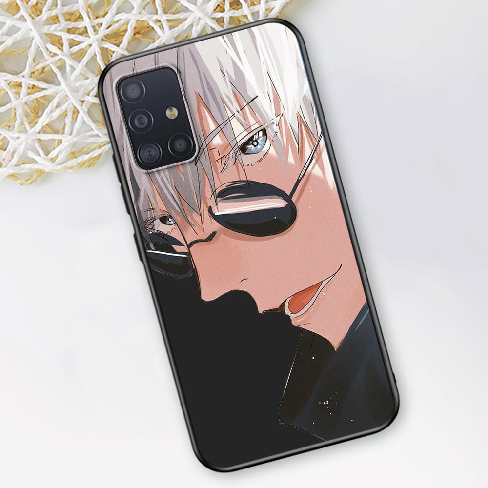 Крутой чехол для телефона с изображением аниме дзюдзюцу кайсен для Samsung Galaxy A12 A52 A51 A32 A21s A71 A02s A22 A31 A72 A41 A02 A42, черный чехол из ТПУ