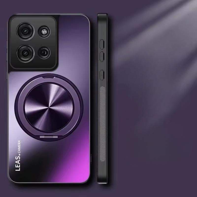 Чехол-подставка с магнитным кольцом для Moto Edge 60 Fusion 60pro 60S для Motorola Edge 50 Neo 50pro Матовый бампер Противоударный чехол Матовая накладка