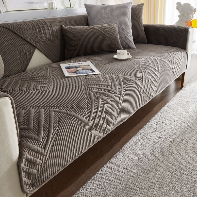 Осень и зима Nordic Ins, белая плюшевая кожаная диванная подушка, хрустальная бархатная подушка, нескользящая спинка, полотенце, простое, современное, теплое