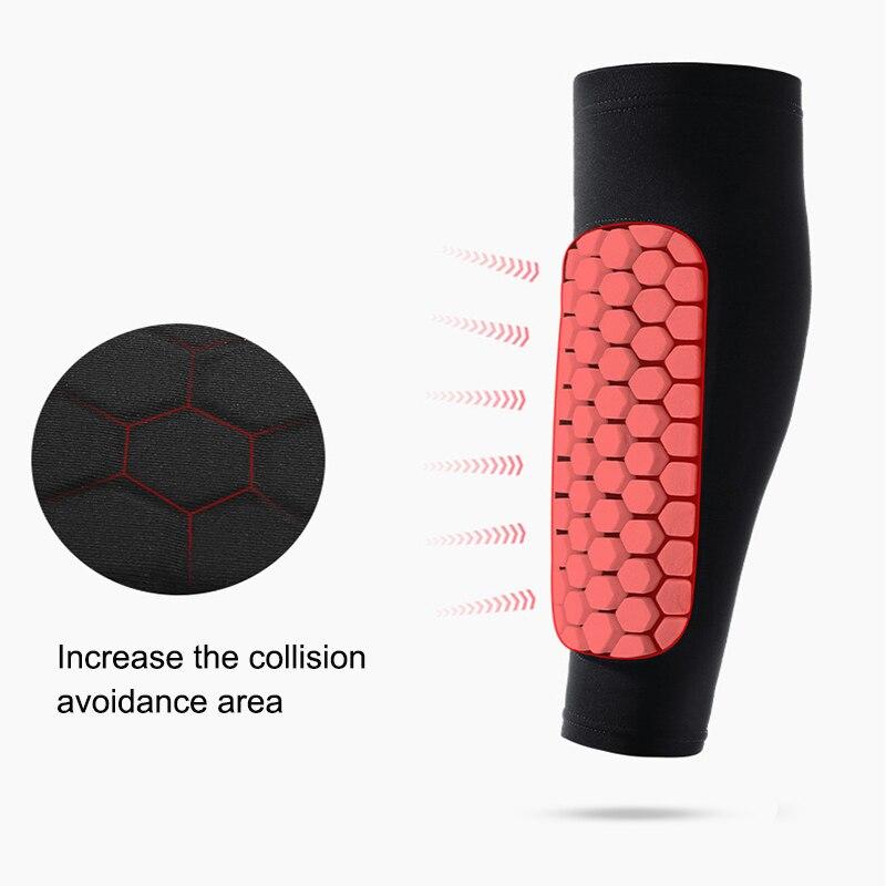 1 шт. Сотовые футбольные щитки для голени, профессиональные спортивные футбольные щитки, накладки для леггинсов, рукава, тренировочное снаряжение для взрослых, защита для поддержки