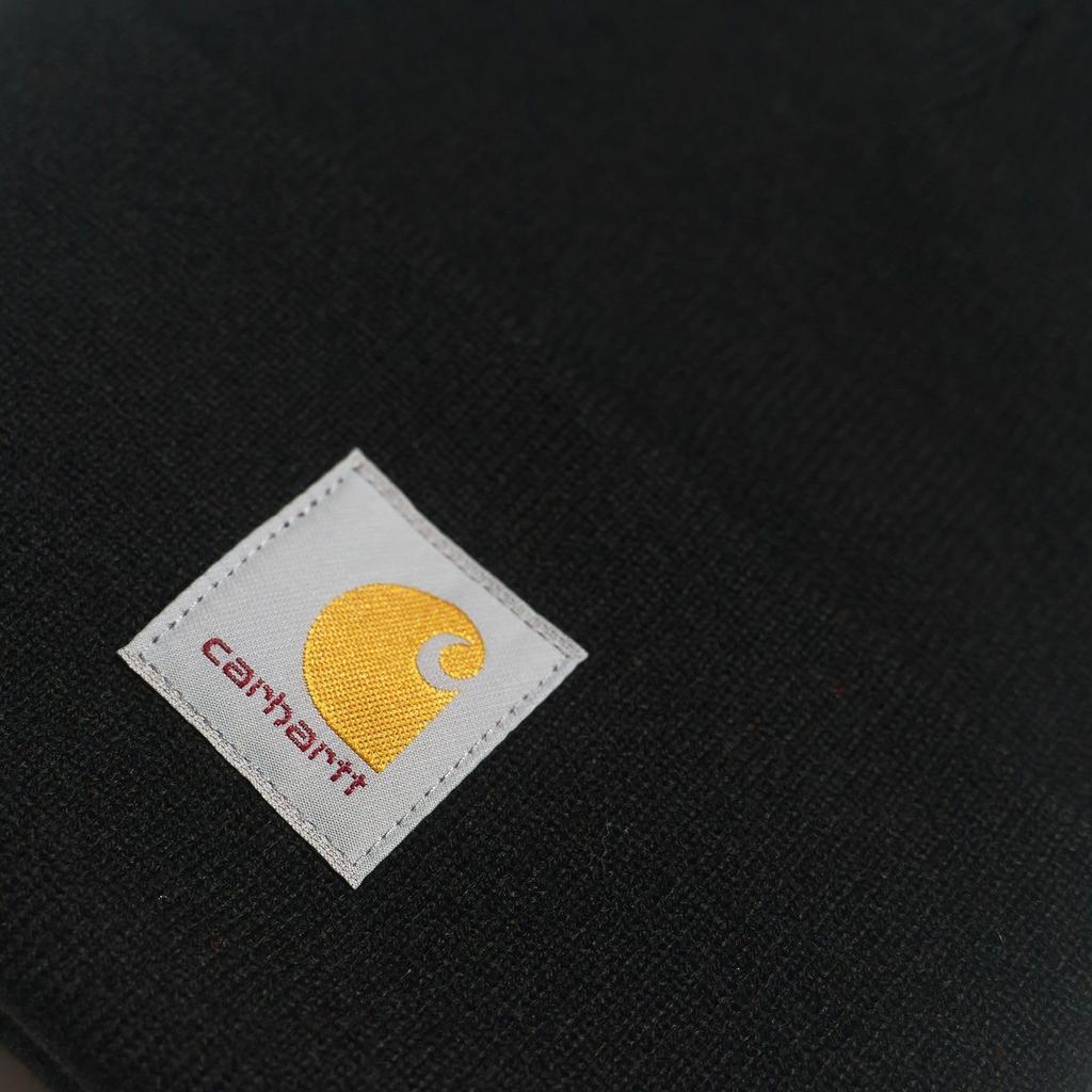A18 Акриловая вязаная шапка цвета серый меланж [Carhartt]
