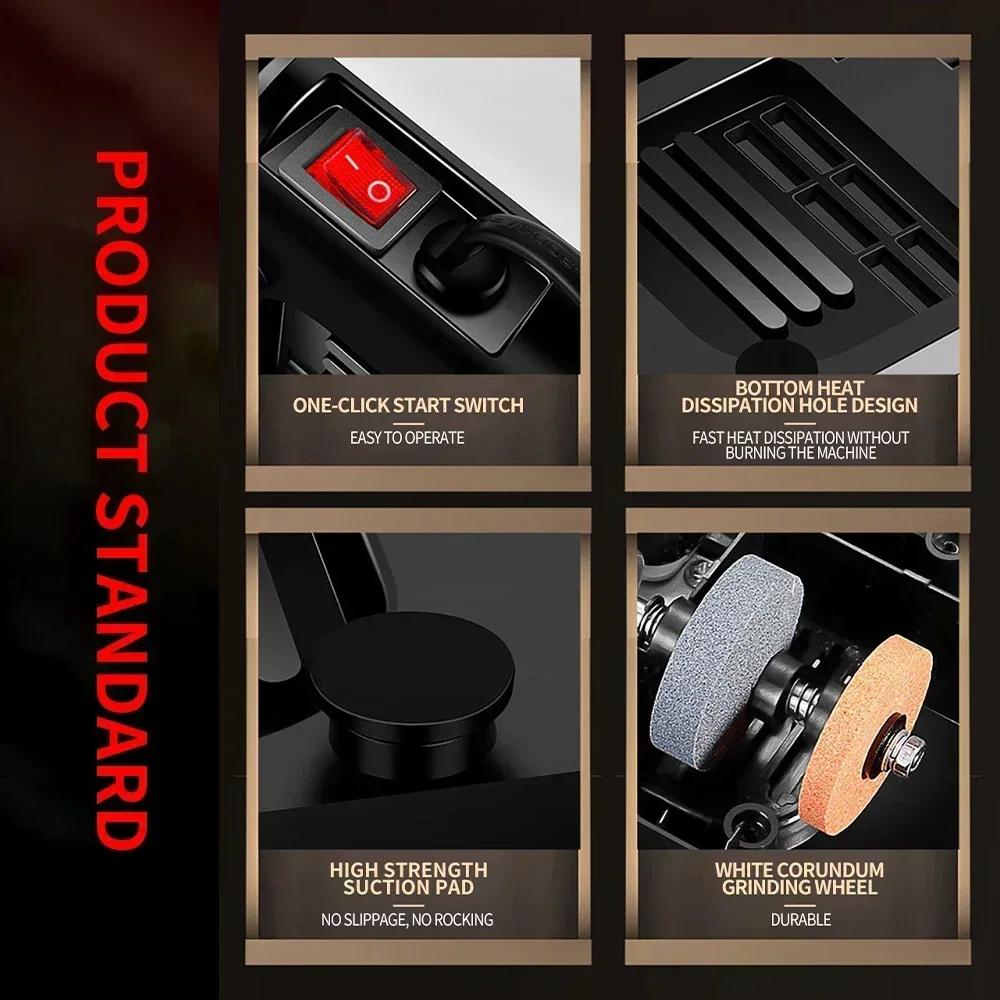 Электрическая точилка для ножей Многофункциональная автоматическая точилка для шлицевых отверток Ножницы Ножи Электрическая быстрая точилка