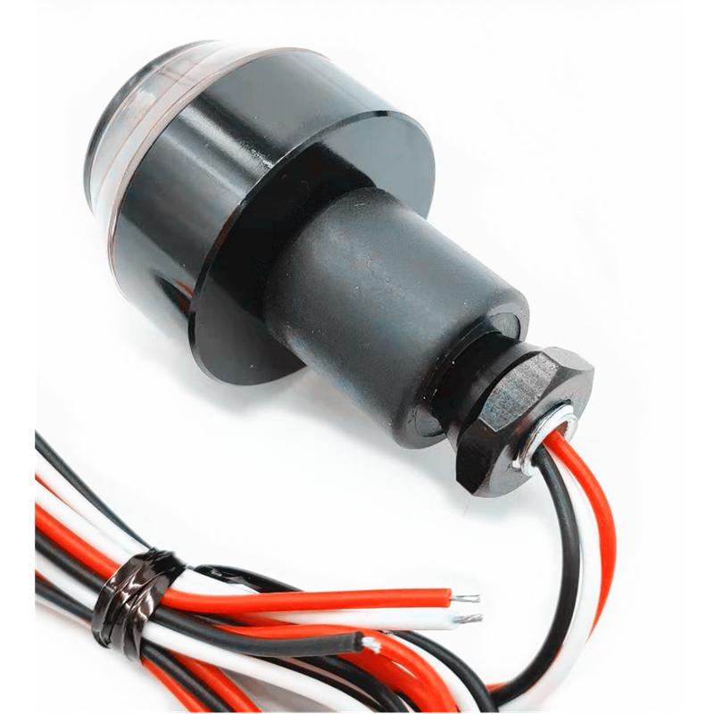 1 пара, универсальный 12 В, конец руля мотоцикла, светодиодный указатель поворота, янтарный мото-ручка, боковой габаритный фонарь, аксессуары для мотоциклов