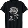 Beautiful Black Rose Flower For Men, Women And Kids T-Shirt