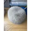 Imitation Fur New Fox Fur Flat Top Hat Thickened Fluff Warm Ear Protection Hat Dome Snow Winter Hats
