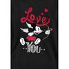 Disney Childrens/Kids Love You Mickey Mouse Cupid Valentine`s Day Hoodie