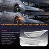 GemPro Front Fender LED Side Marker Lights with Sequential Turn Signal Delights for Honda Civic 10th Generation Type Sport of (FK7, FK8, FC1), Coupe,