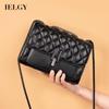 Women's Textured Rhombus Chain Fashion All-match Messenger Bag