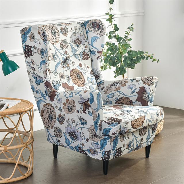 Чехлы на стулья в богемном стиле, эластичные чехлы на кресла из спандекса, чехлы для диванов в скандинавском стиле с чехлами на подушки сидений, защитный чехол для мебели