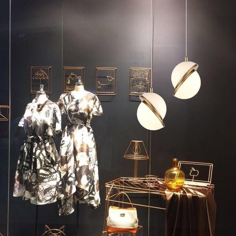 Прикроватная люстра для спальни, сетка, красная, креативная, постмодернистская, ресторан, бар, настольная лампа, простая круглая лампа для крыльца с дислокацией