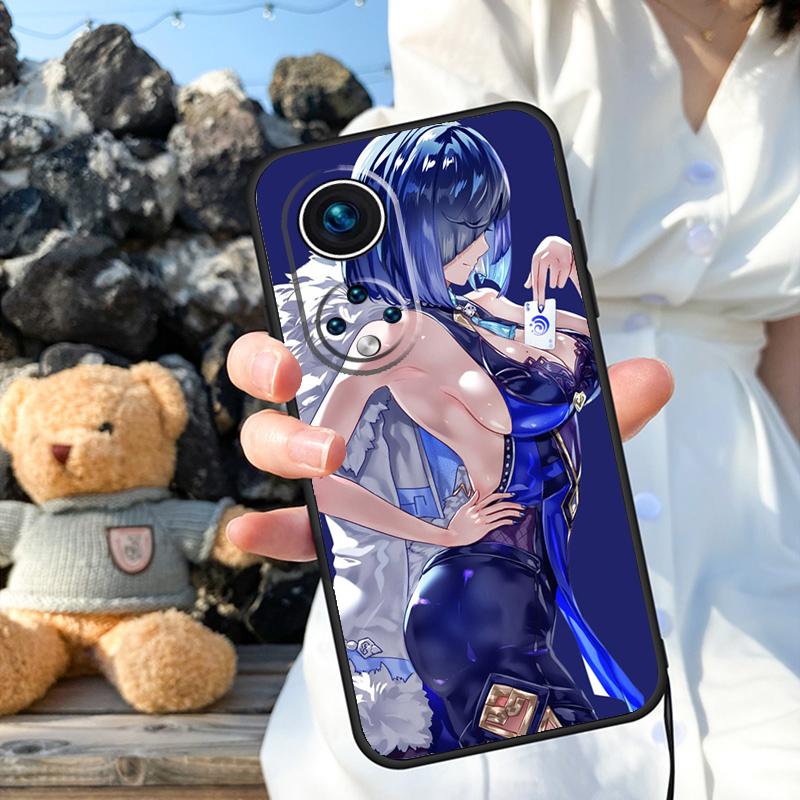 Genshin Impact Yelan Case For Honor X9b X8b X8 X9 X6a X7a X8a X9a Honor Magic 6 5 Pro 50 70 90 Lite Back Cover