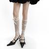 Women's Leg Warmer Summer Sheer Mesh Leg Sleeves Harajuku Leg Cover Stockings Fashion Ankle Heap Socks Long Boot Socks