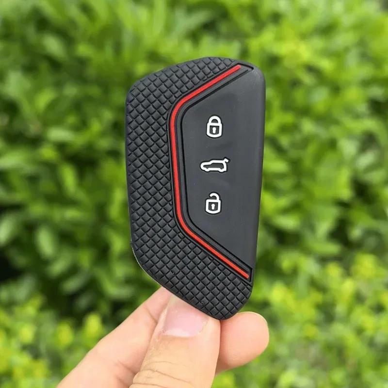 Силиконовый чехол для автомобильного ключа для Vw Volkswagen Golf 8 Mk8 Mk4 Gti Gtd R Id3 Id4 Mk4 Для Skoda Cupra Formentor Tarraco