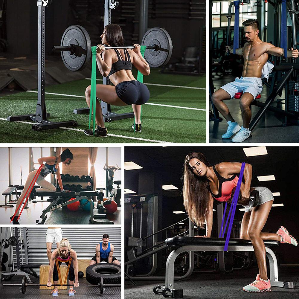 Фитнес-браслет унисекс, эластичные резинки для подтягивания, петля сопротивления, энергетический набор, расширитель для тренировок в тренажерном зале, усиление тренировок