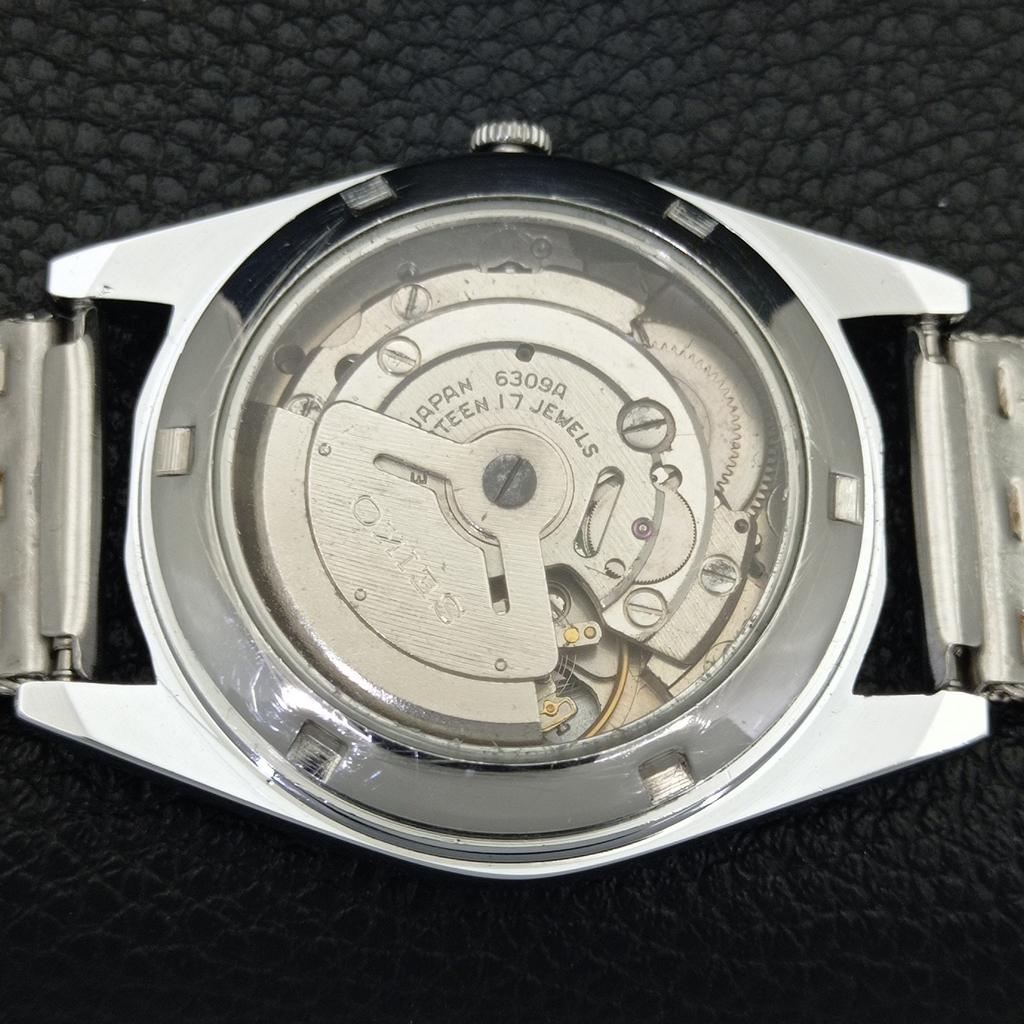 VINTAGE REFURBISHED SEIKO 5 AUTOMATIC 6309A JAPAN MENS ARABIC WATCH a441496-5