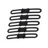 5Pcs set Multipurpose Bike Cycling Bicycle Silicone Fixed Strap Bandage Flashlight Mount Holder