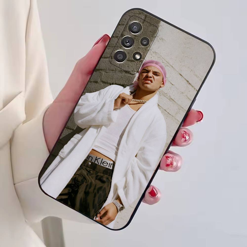 Чехол для телефона Боксерская звезда R-Ryan Garcia Черный Силикон Мягкий Для Samsung S25,S24,S21,S22,S23,S30,Ultra,S20,Plus,Fe,Lite