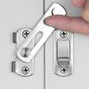 Modern Stainless Steel Sliding Bolt Latch for Bathroom, Pet Cage, Barn Door, Anti-theft Lock