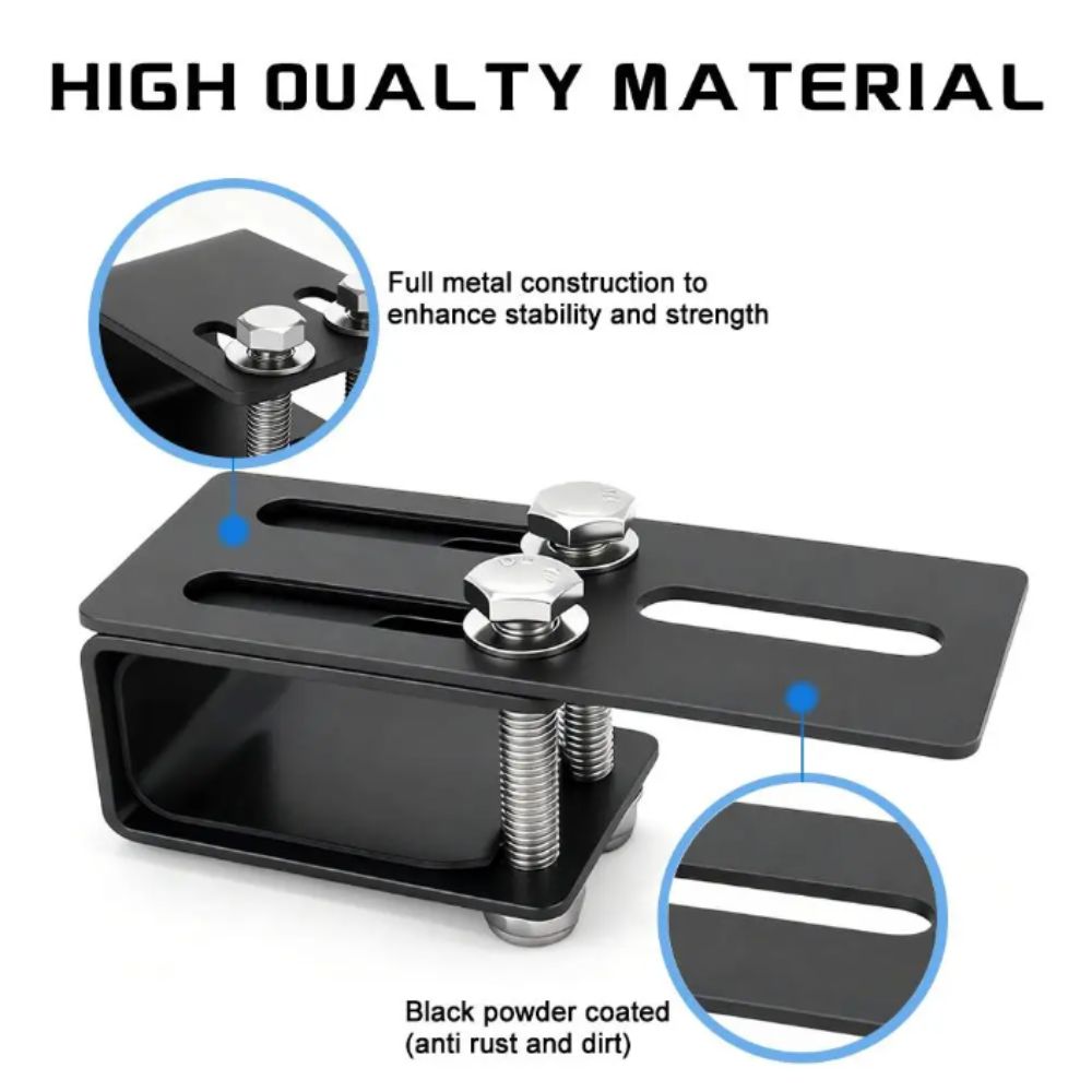 1 PC Durable Iron Roof Rack Light Bracket Universal Fit Light Bar Mount  Off-Road Vehicles