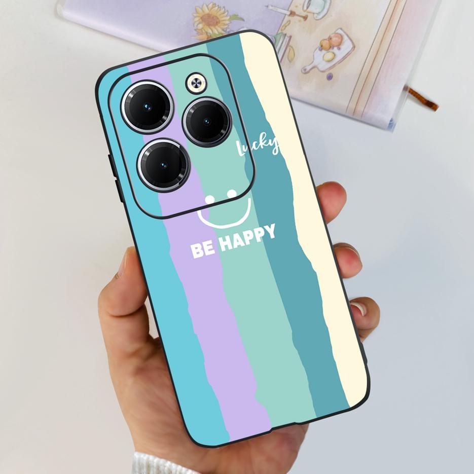 Чехол для Infinix Hot 40 Pro X6837 Милый Модный Чехол Мягкий Силиконовый Чехол для Телефона Для Infinix Hot 40i Hot40 Pro Hot40i Чехлы Бампер