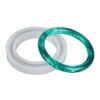 Resin Molds Flower Invitation Bangle Mold Transparent Silicone Round Bracelet Mould For Resin Real Flower Diy Mold