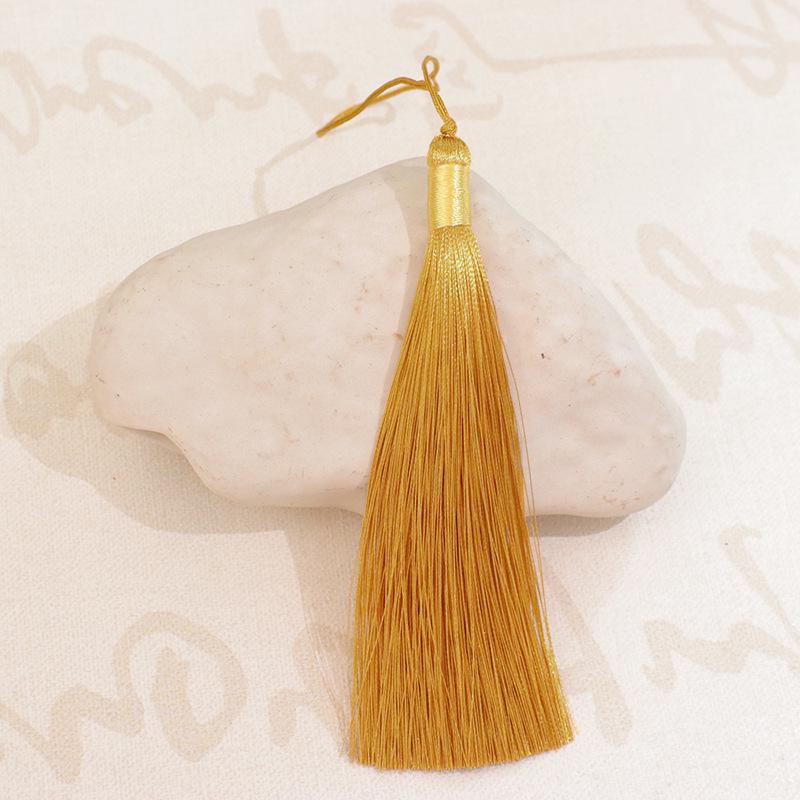 12 см золотая нить ледяной шелк кисточка для украшения ханьфу чонсам своими руками