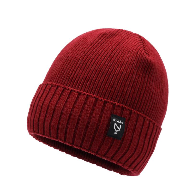 Winter Knitted Hats For Men And Women Of The Same Style, Warm And Cold-Proof Wool Hats, Trendy Cycling Cotton Hats, Piled And Thickened Cotton Hats