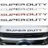 Стайлинг автомобиля SUPER DUTY, буквенная эмблема, наклейка из АБС-пластика, хромированная наклейка для Fo + rd 17-19 Super Duty