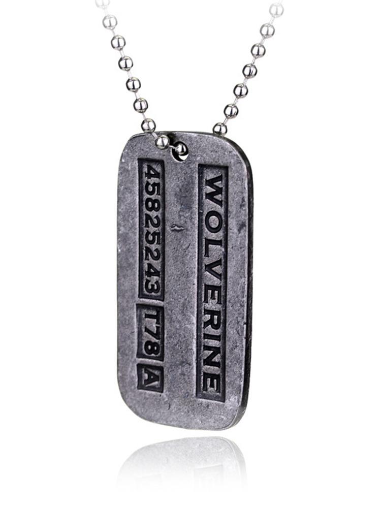 Marvel X-Men Росомахи Подвеска-кулон Собака Ювелирное изделие для мужчины и женщины