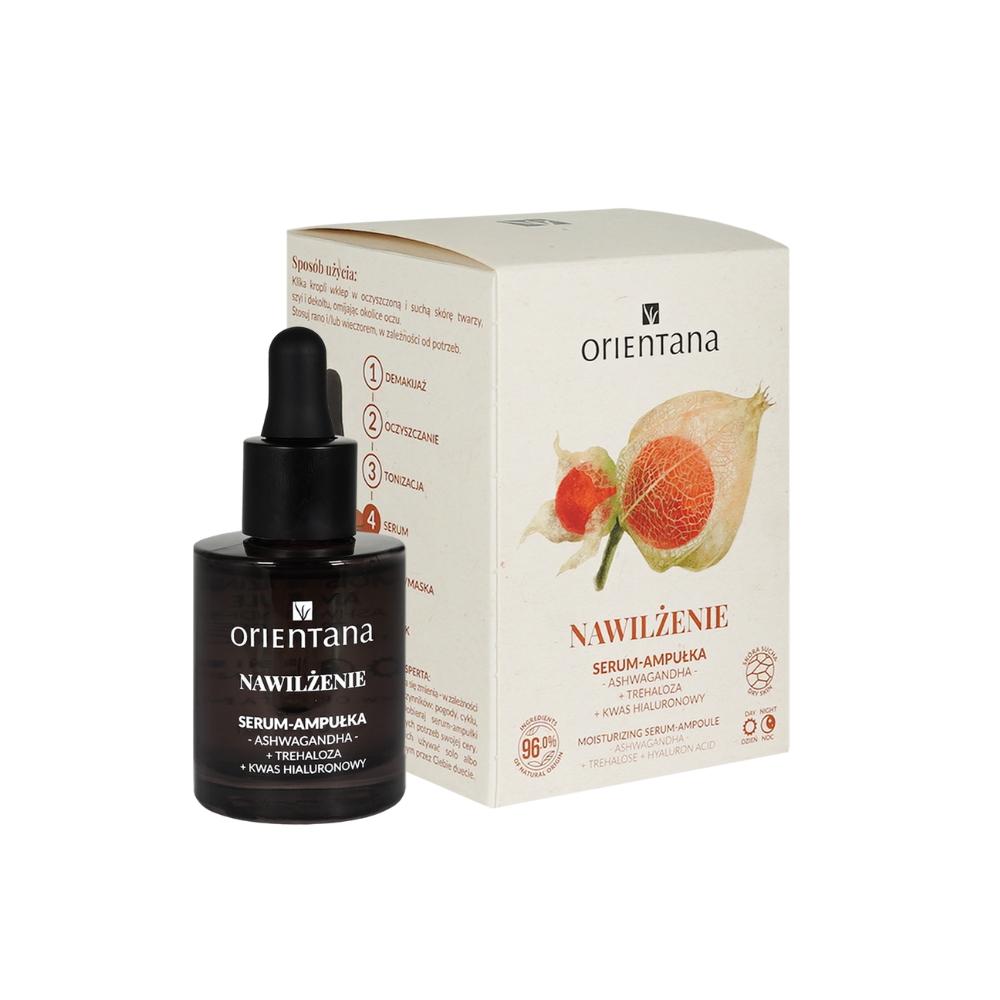 ORIENTANA - Hydrating Ampoule/Serum - Ashwagandha Trehalose Hyaluronic Acid, 30ml