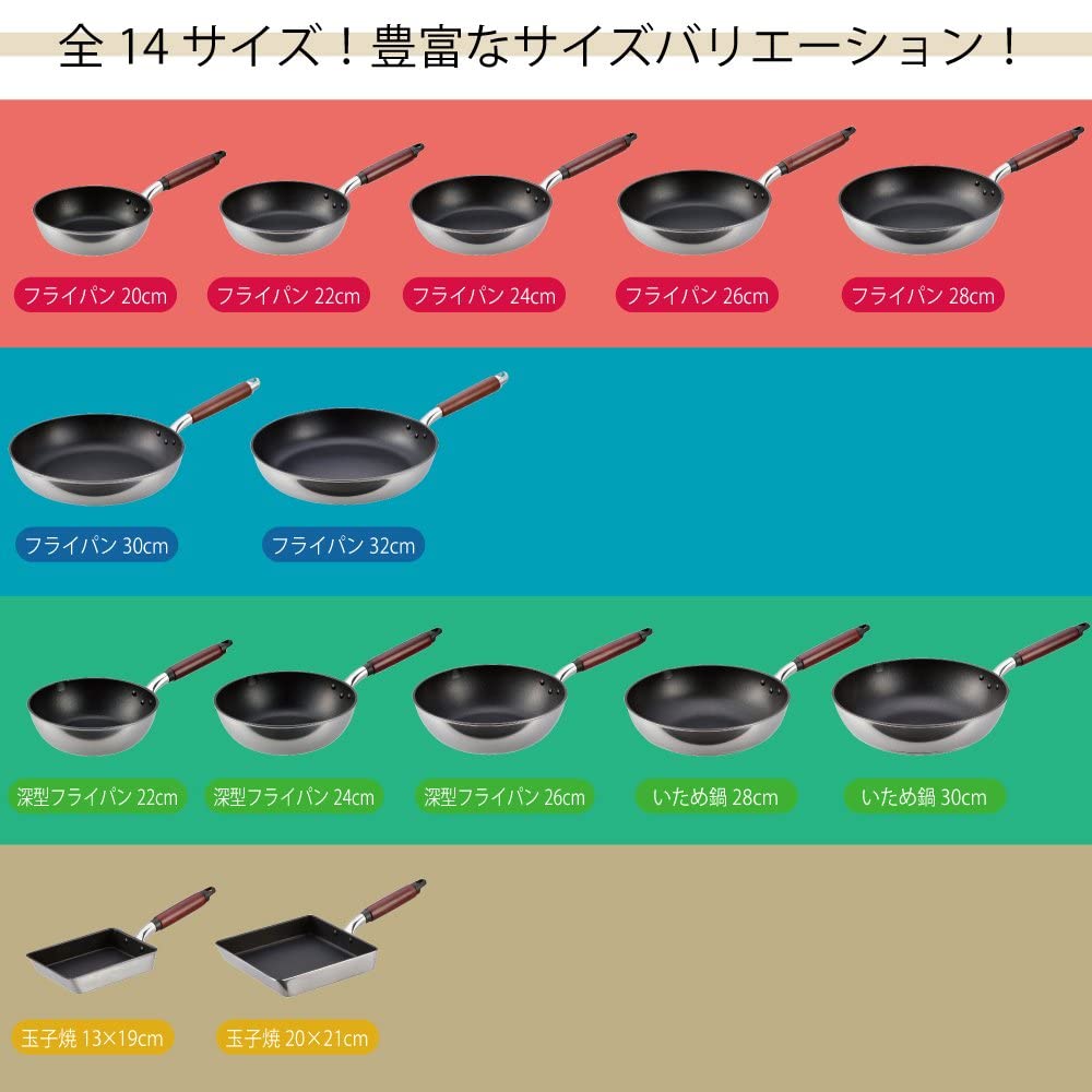 Hokuriku Aluminum Сковорода 20 см газовая плита Легкий литой стиль Легкая Сделано в Японии [Только для] С тефлоновым покрытием