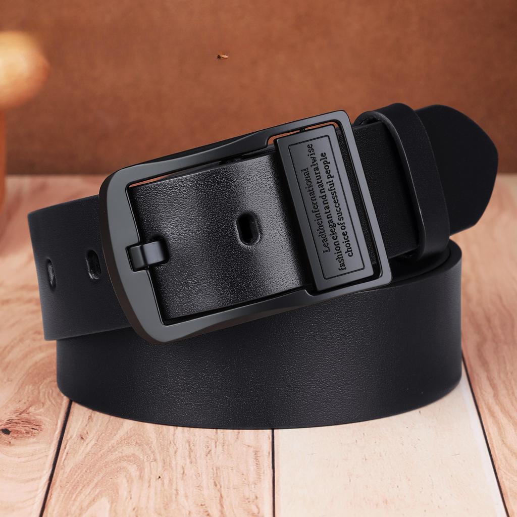 Новый кожаный мужской ремень из воловьей кожи, модный металлический сплав с пряжкой для взрослых, роскошные брендовые джинсы, деловые повседневные мужские ремешки на талию, бренд