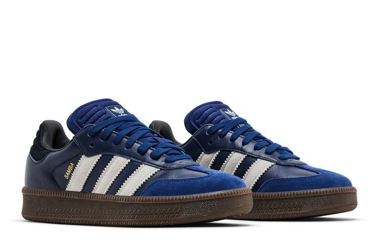 Мужские кроссовки adidas Samba XLG Темно-синий Темно-синий/Белый/Коричневый