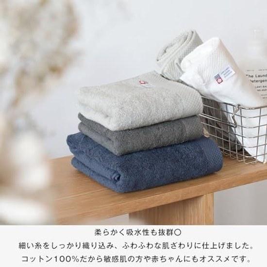 Bloom Imabari Towel Сертифицированный Набор для Лица из 3 Предметов Ciel Hotel Specification Впитывающий Быстросохнущий Для Сушки в Помещении 100% Хлопок Сделано в Японии (Ассортимент 1)