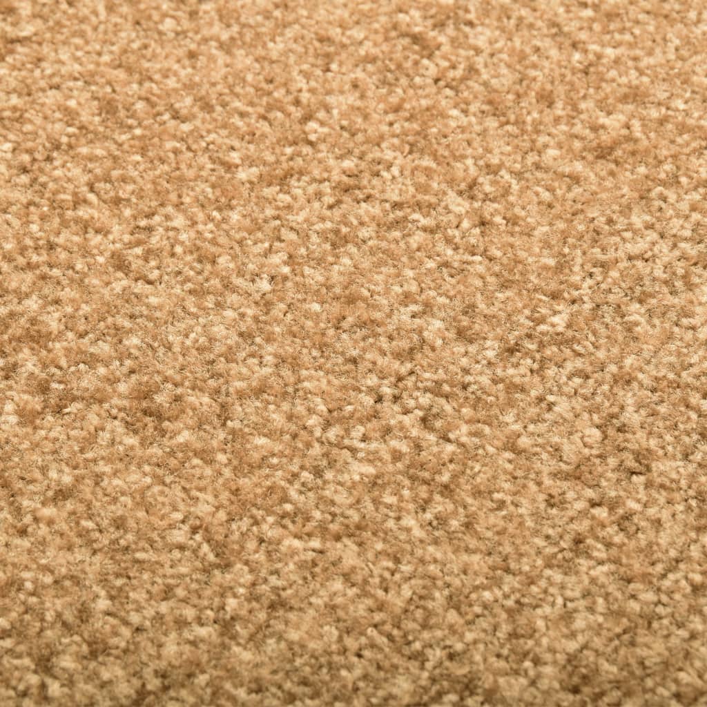 vidaXL Fußmatte Waschbar Creme 90x120 cm