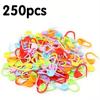 50-350pcs Mini Knitting Crochet Locking Plastic Safety Pins Knitting Markers Clothing Accessories for DIY