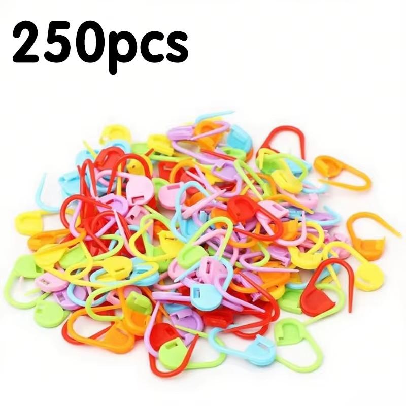 50-350pcs Mini Knitting Crochet Locking Plastic Safety Pins Knitting Markers Clothing Accessories for DIY