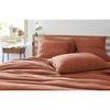 Taie d'oreiller Pois Doré Déco "Gaïa Chic" 60 x 60 cm &amp; 50 x 70 cm "Gaze de Coton" - Gaïa Chic Terracotta - 60 x 60 cm