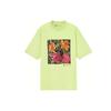 Uniqlo × Повседневная футболка унисекс с коротким рукавом и круглым вырезом с принтом Kawamura, светло-зеленая 438015-50