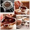 Handled Stainless Steel Chocolate Melting Pot for Butter Chocolate Melting Pot Pan Home Kitchen Candy Candle Making Melting Bowl