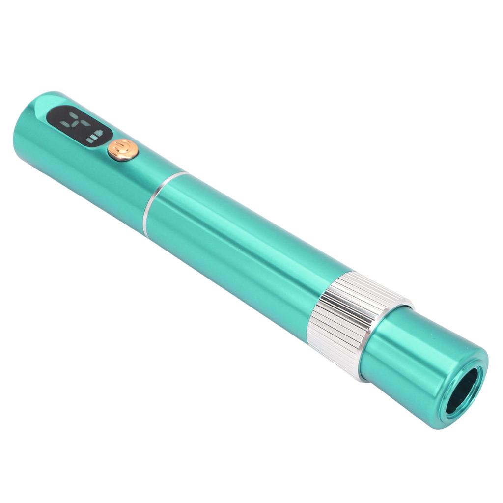 Microblading Tattoo Pen Wireless Charging 5 Speed Gears LCD Display Green PMU Tattoo Machine 600mAh
